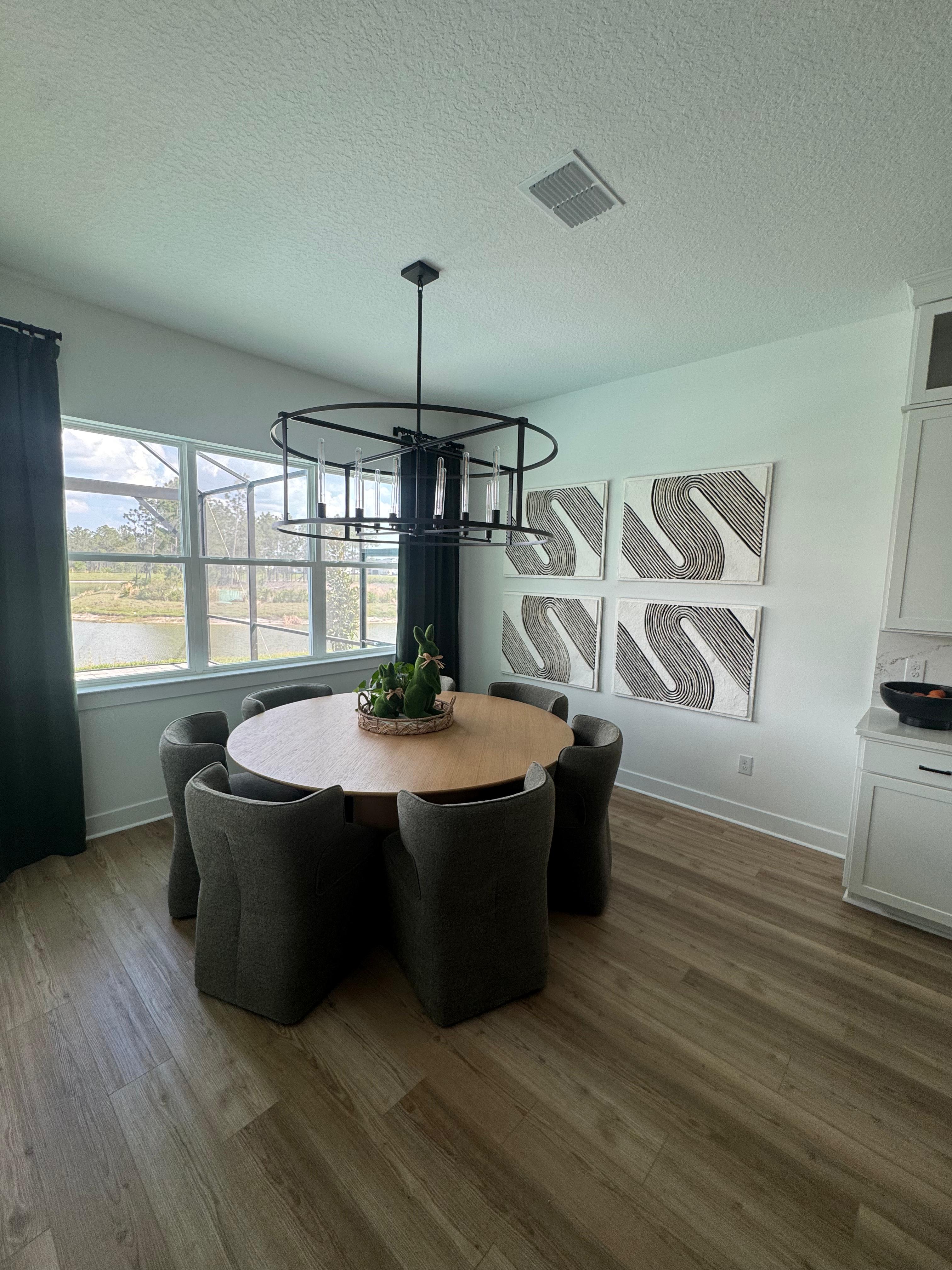 Renovated dining room